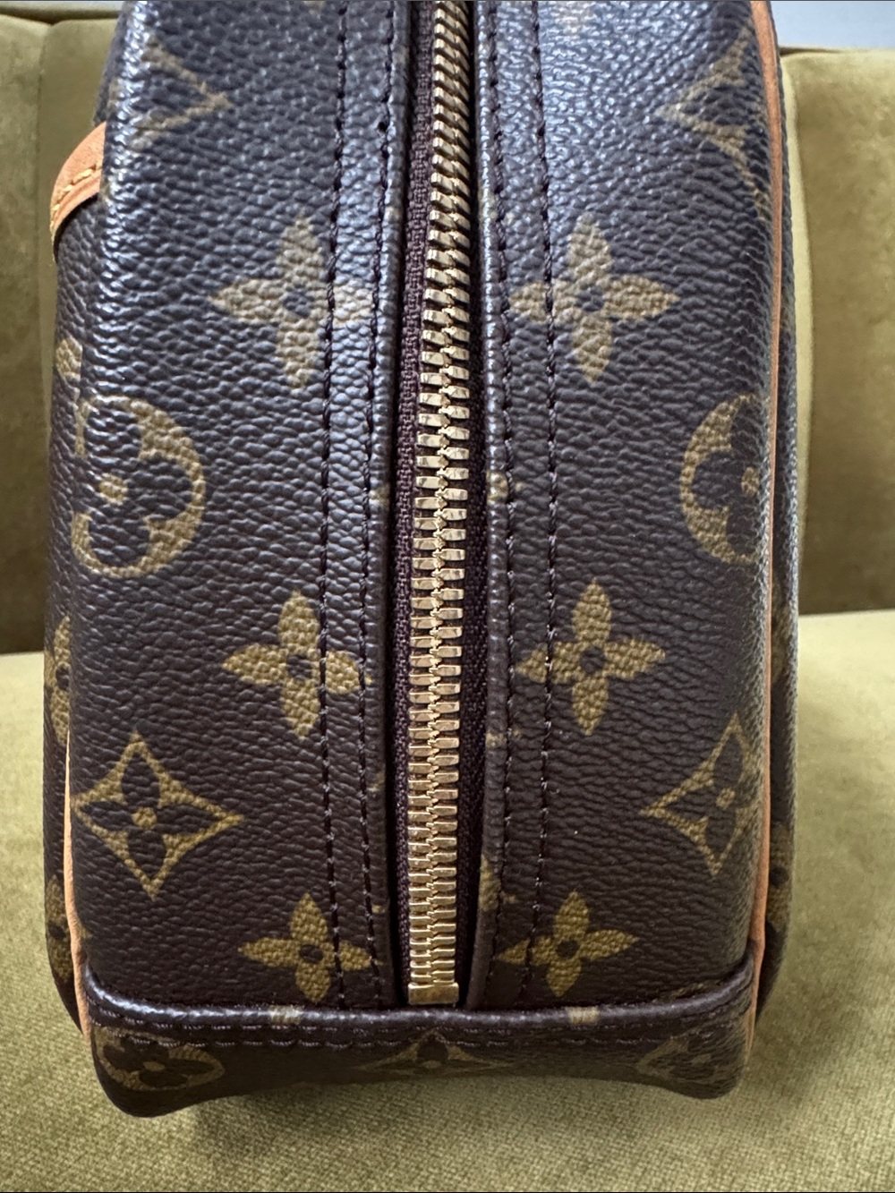 Louis Vuitton Monogram Dome Handbag in Brown & Tan Leather - Picture 5 of 12